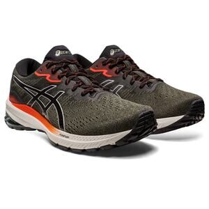 Asics GT 1000 11 TR Mens Running Shoes Nature Bathing Black Olive Grey Size 8.5